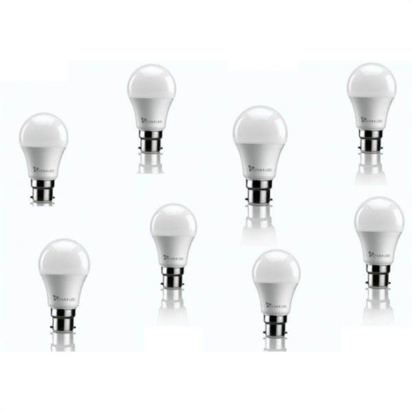 SYSKA PAG-N-12W LED Bulb- Lower Consumption, Long Duration (50000 Life Span) Pack Of 8